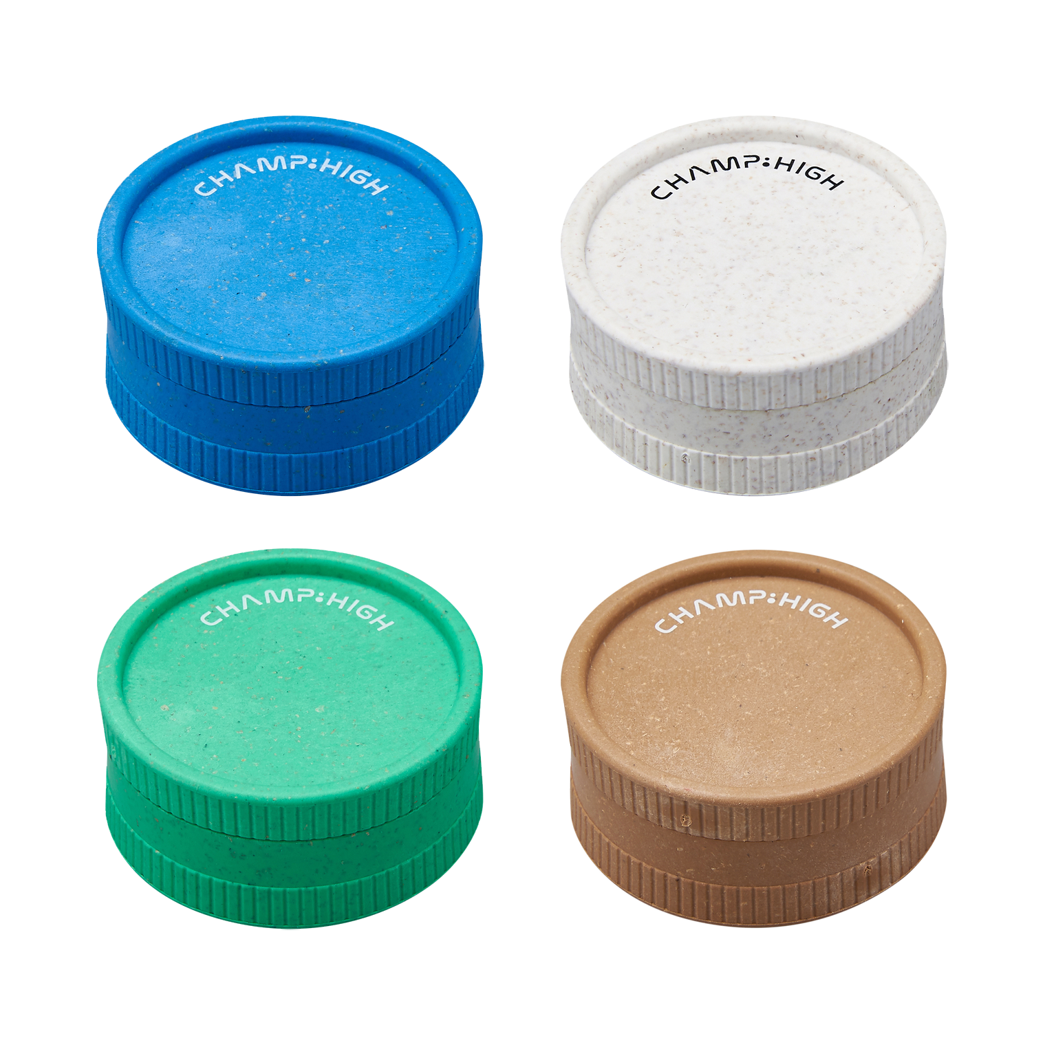 Grinder Champ High in Bioplastica di Canapa – 2 Parti, 55 mm - immagine 3